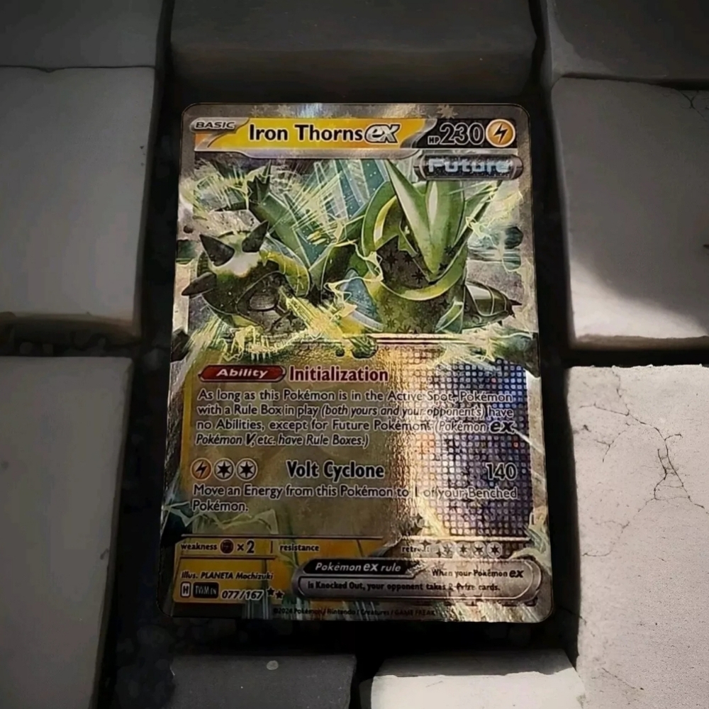 Iron Thorns ex 077/167 Double Rare SV Twilight Masquerade Pokemon English NM